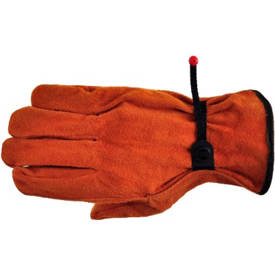 G & F Split Cowhide Leather Gloves with Ball and Tape, Straight Thumb, X-Large, 3 Pairs   555109008